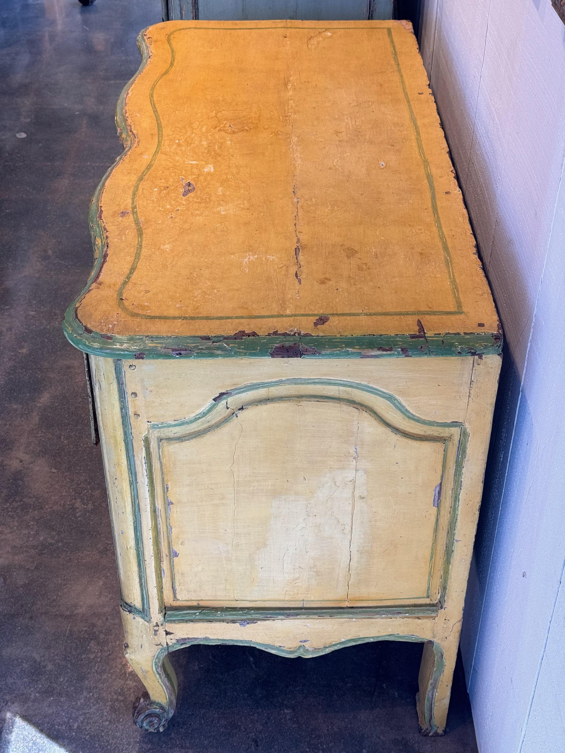 Louis XV Painted Commode For Sale 3