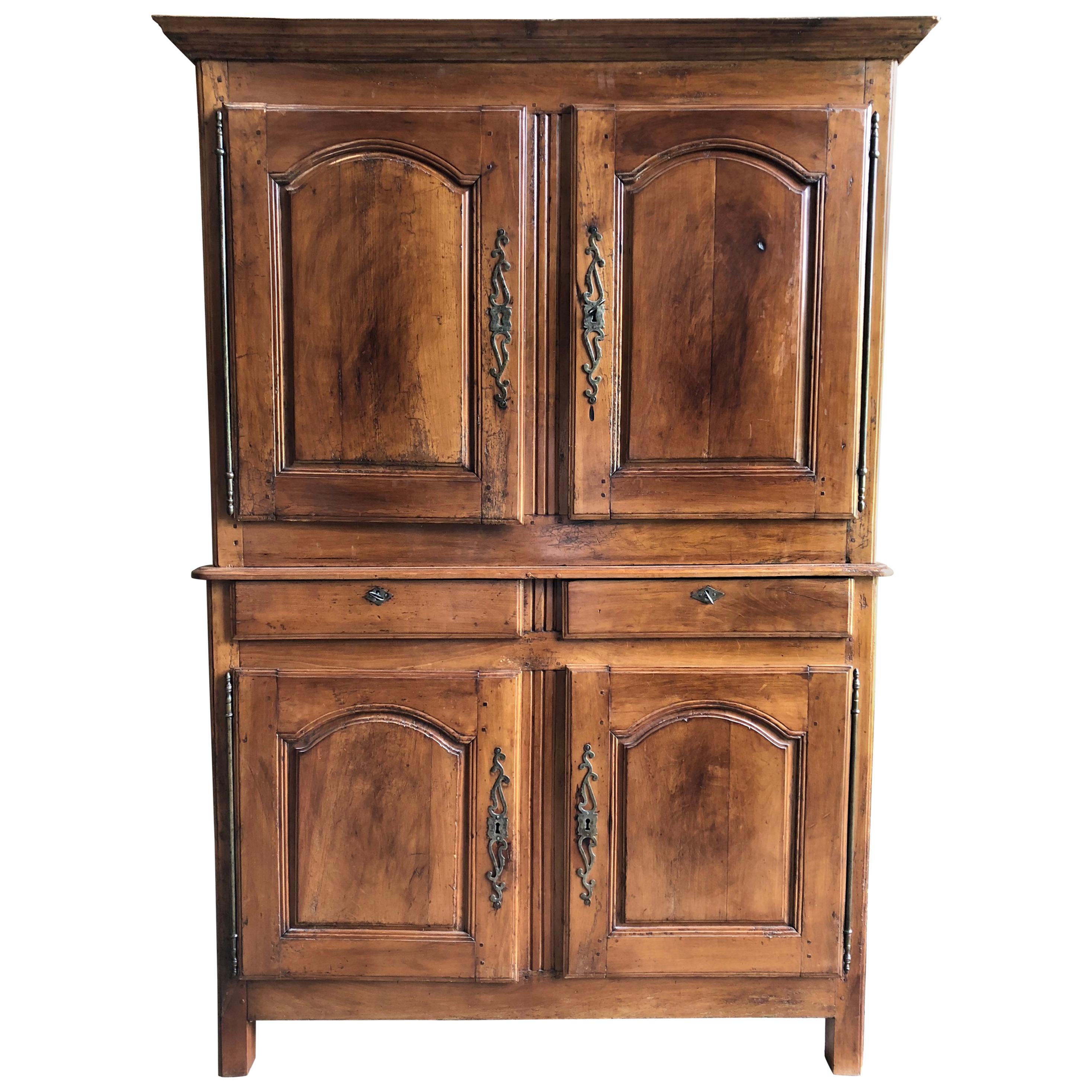 Louis XV Period Buffet a Deux Corps, in Cherry