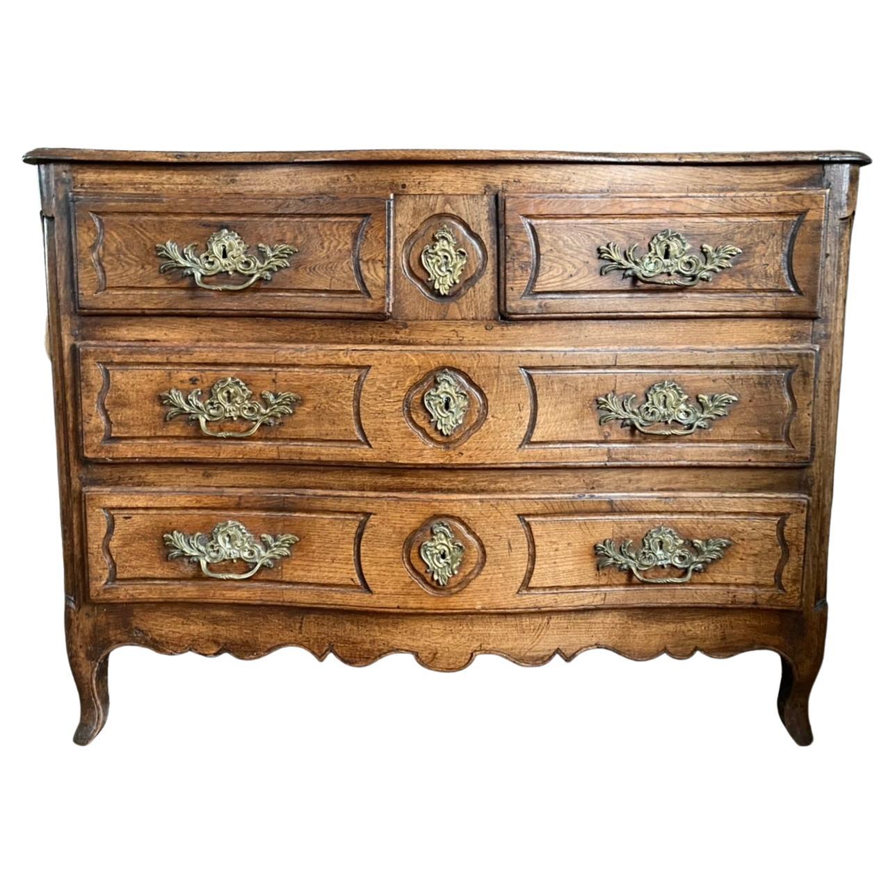 French Louis XV Period Chest of Drawers - 18th Century - France For Sale