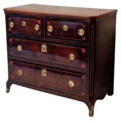 Antique Louis XV Period Chest Of Drawers - Amaranth & Violet Wood - 18th