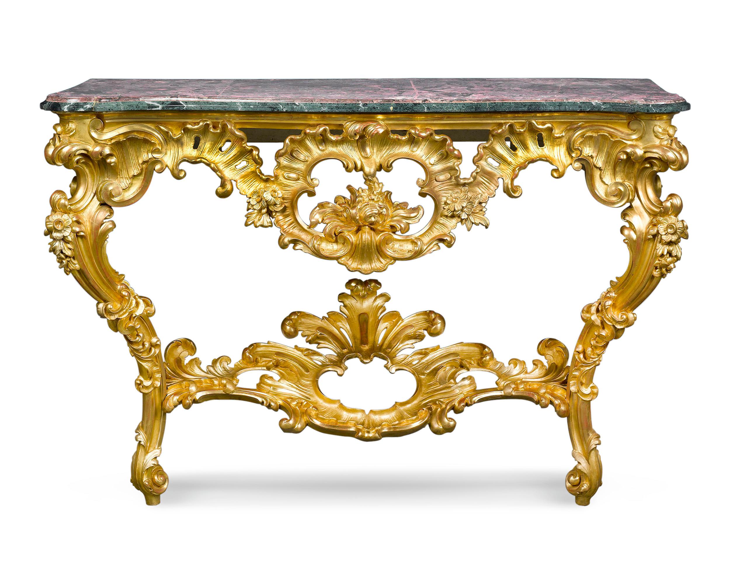 French Louis XV Period Console Table