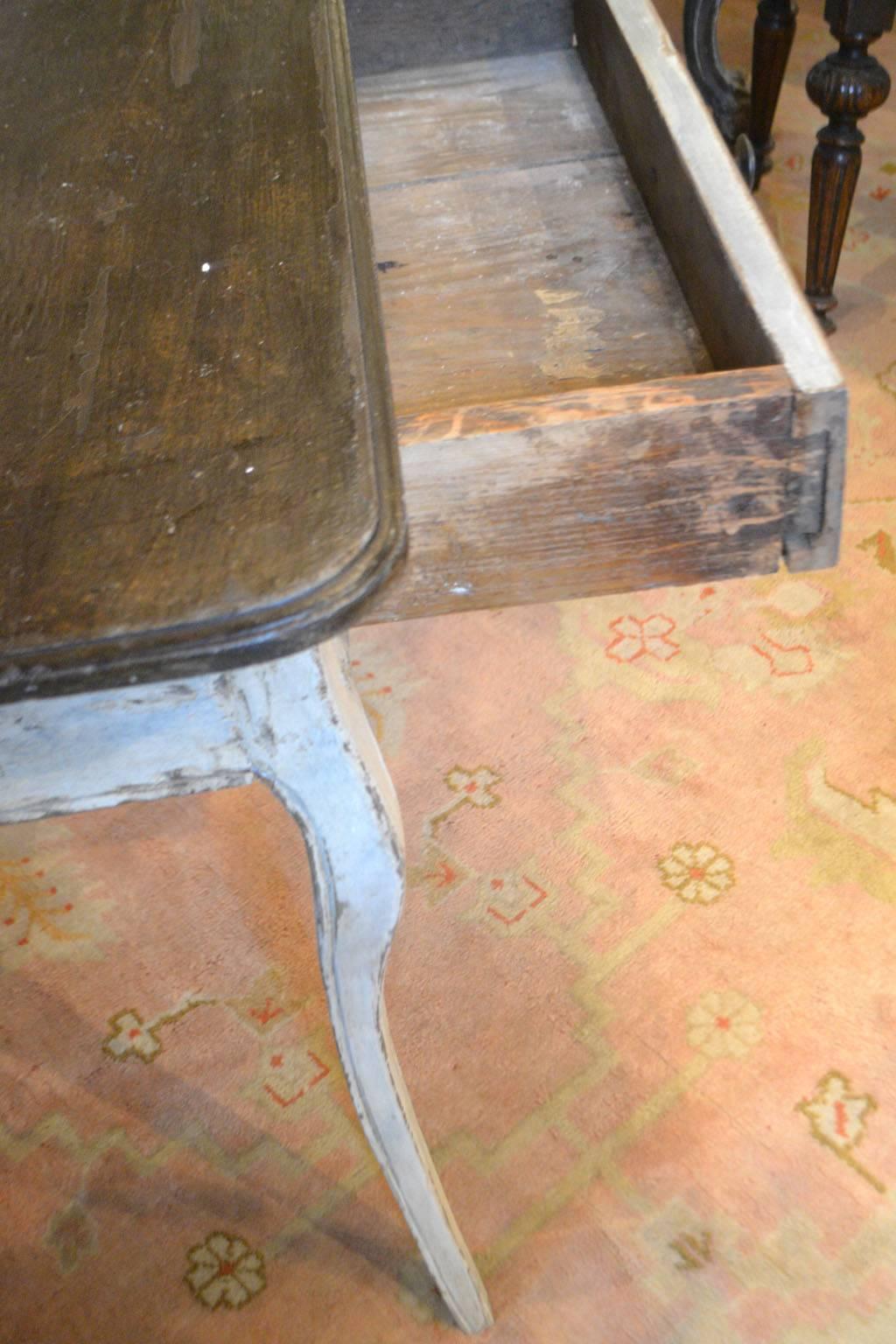 Louis XV Period End Table with Central Drawer 2