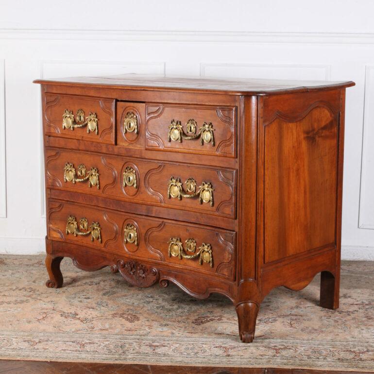 18th Century Louis XV Period French Country Commode, Circa 1780 For Sale