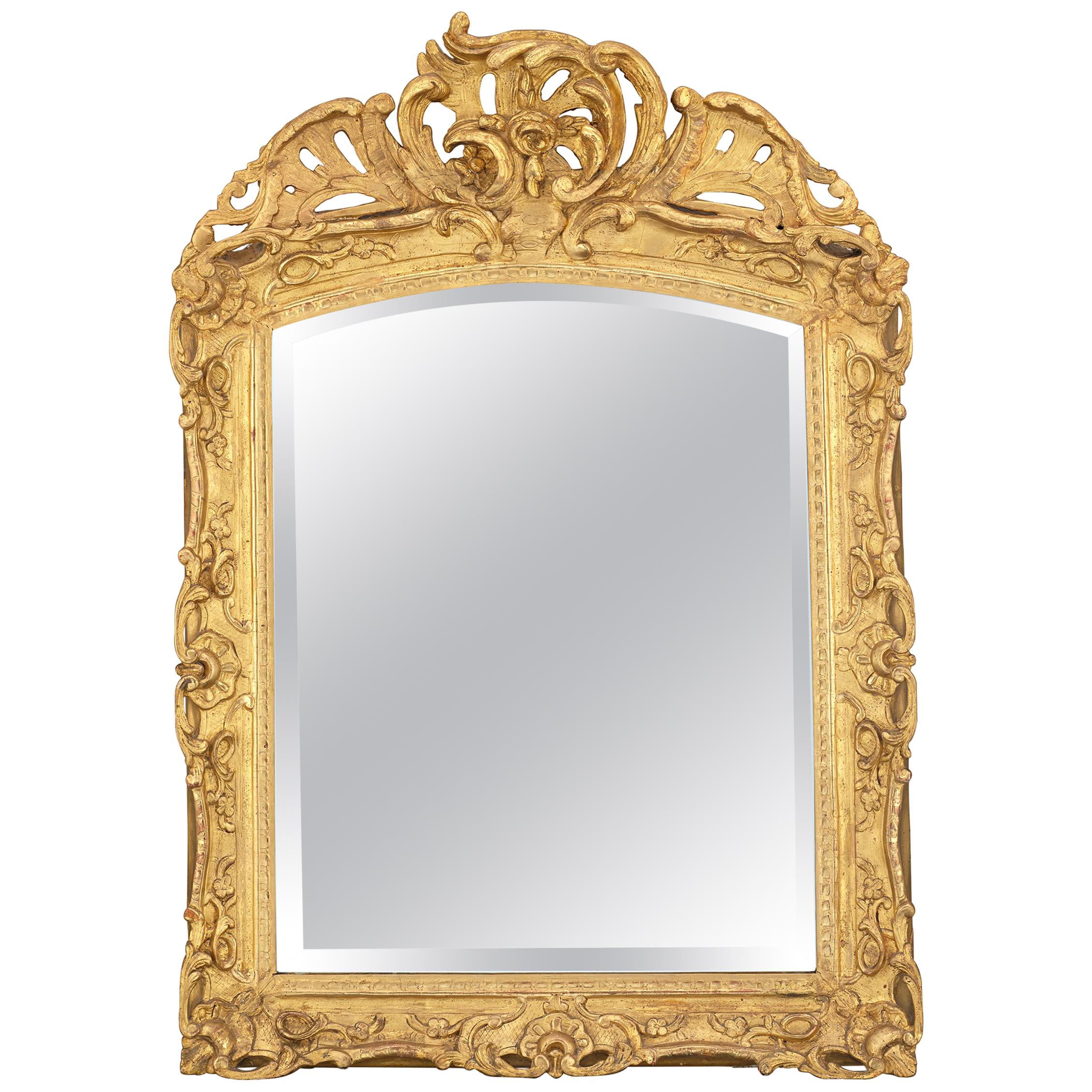Louis XV Period Gilt Mirror