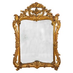 Louis XV Period Giltwood Wall Mirror, Europe circa 18th century