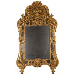Louis XV Period Mirror, 18th Century, South of France, in Parcloses