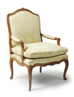 Fauteuil à la Reine d'époque Louis XV - estampillé "Sene Lepere".
