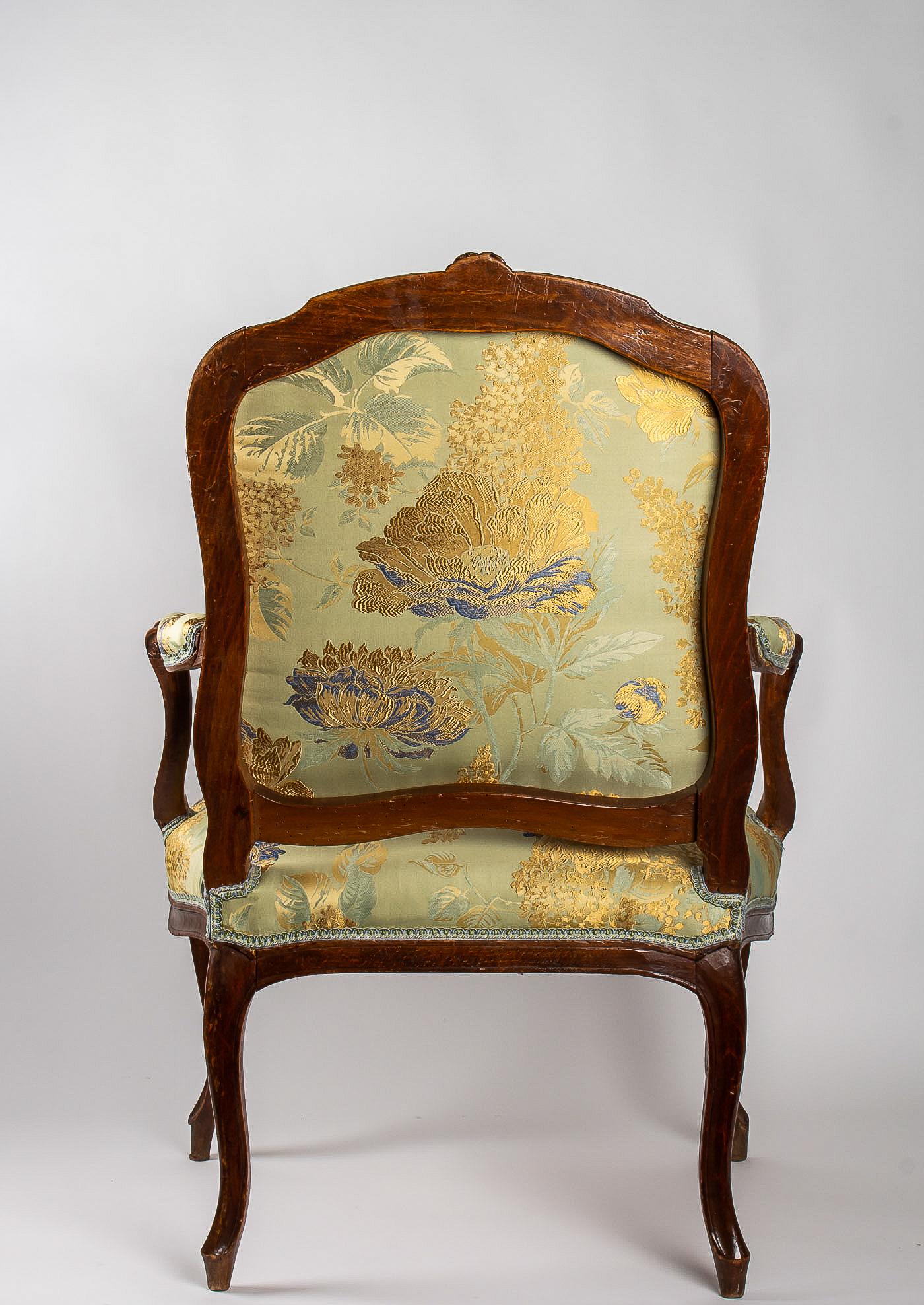 Louis XV Period Set of 4 of Large Armchairs, circa 1766-1770 by Louis Delanois 3