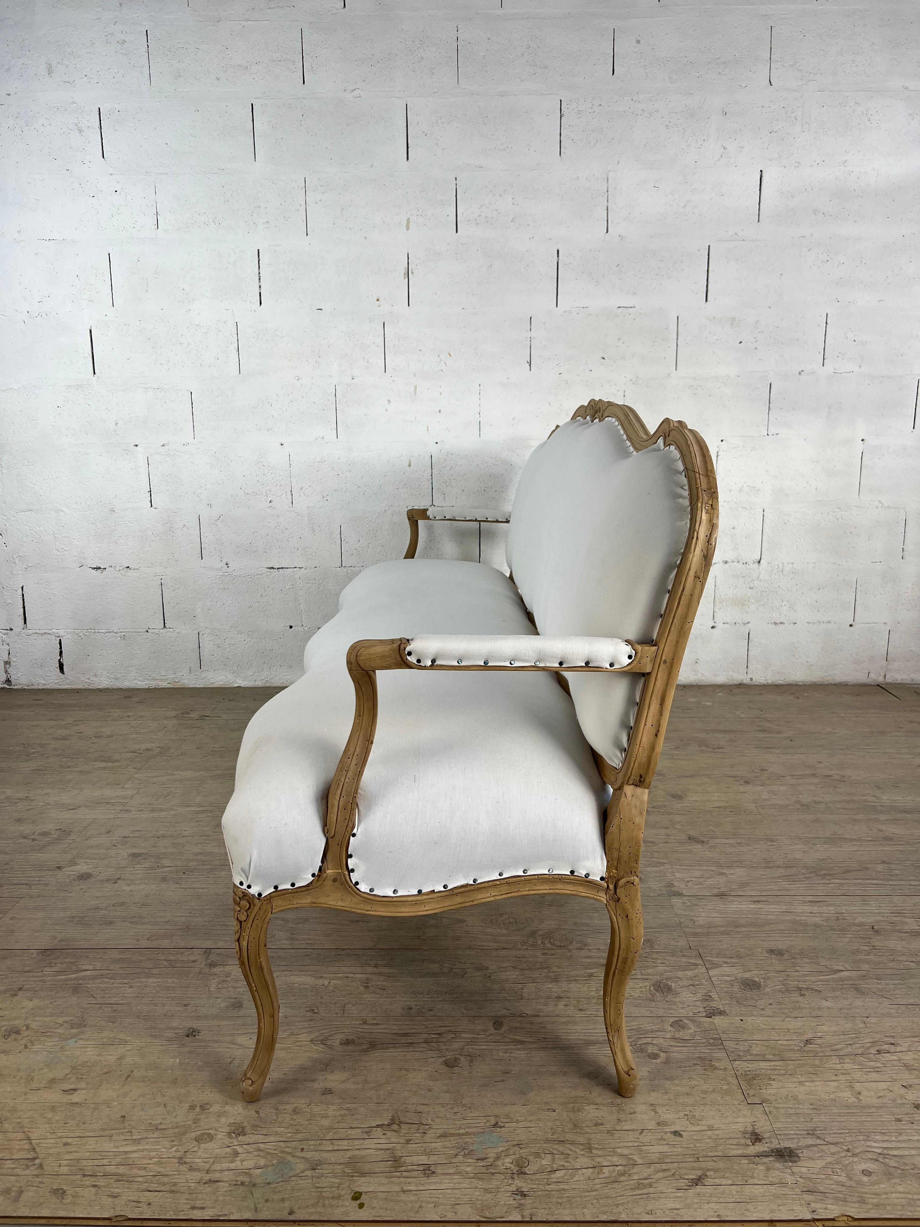 Faggio Divano d'epoca Luigi XV, 1750-1770 circa. in vendita