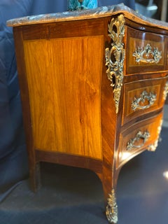 Louis XV period tomb chest of drawers stamped (small Parisian chest of drawers)