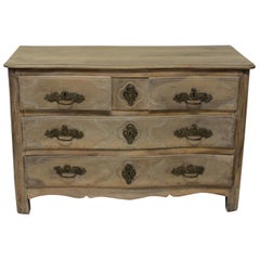 Louis XV Pickled Walnut Commode