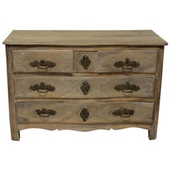 Louis XV Pickled Walnut Commode
