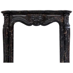 Louis XV Potoro Marble Fireplace Mantel