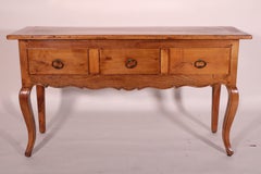 Louis XV Provincial Fruitwood Sofa Table