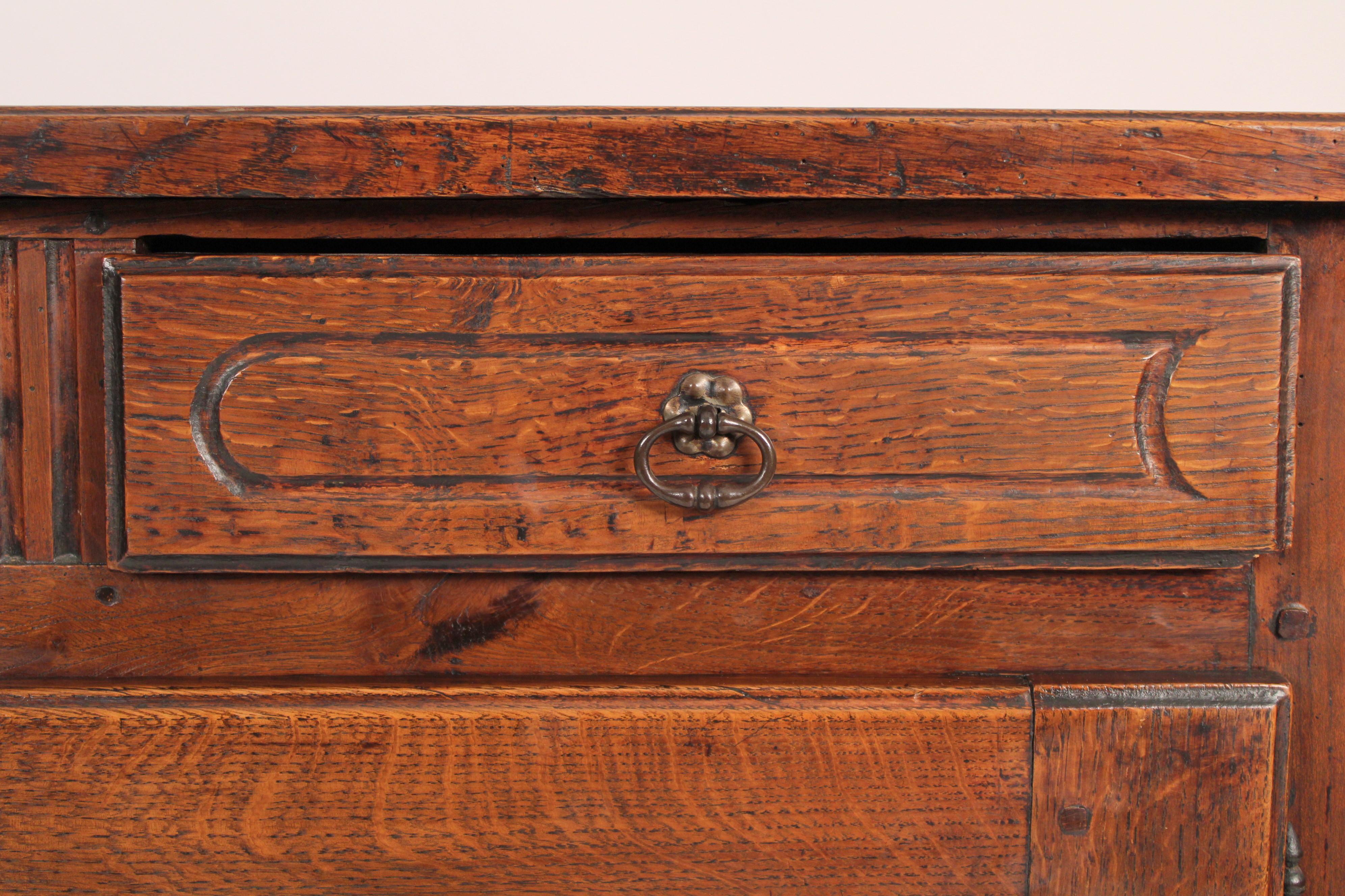 Louis XV Provincial Oak Buffet 6