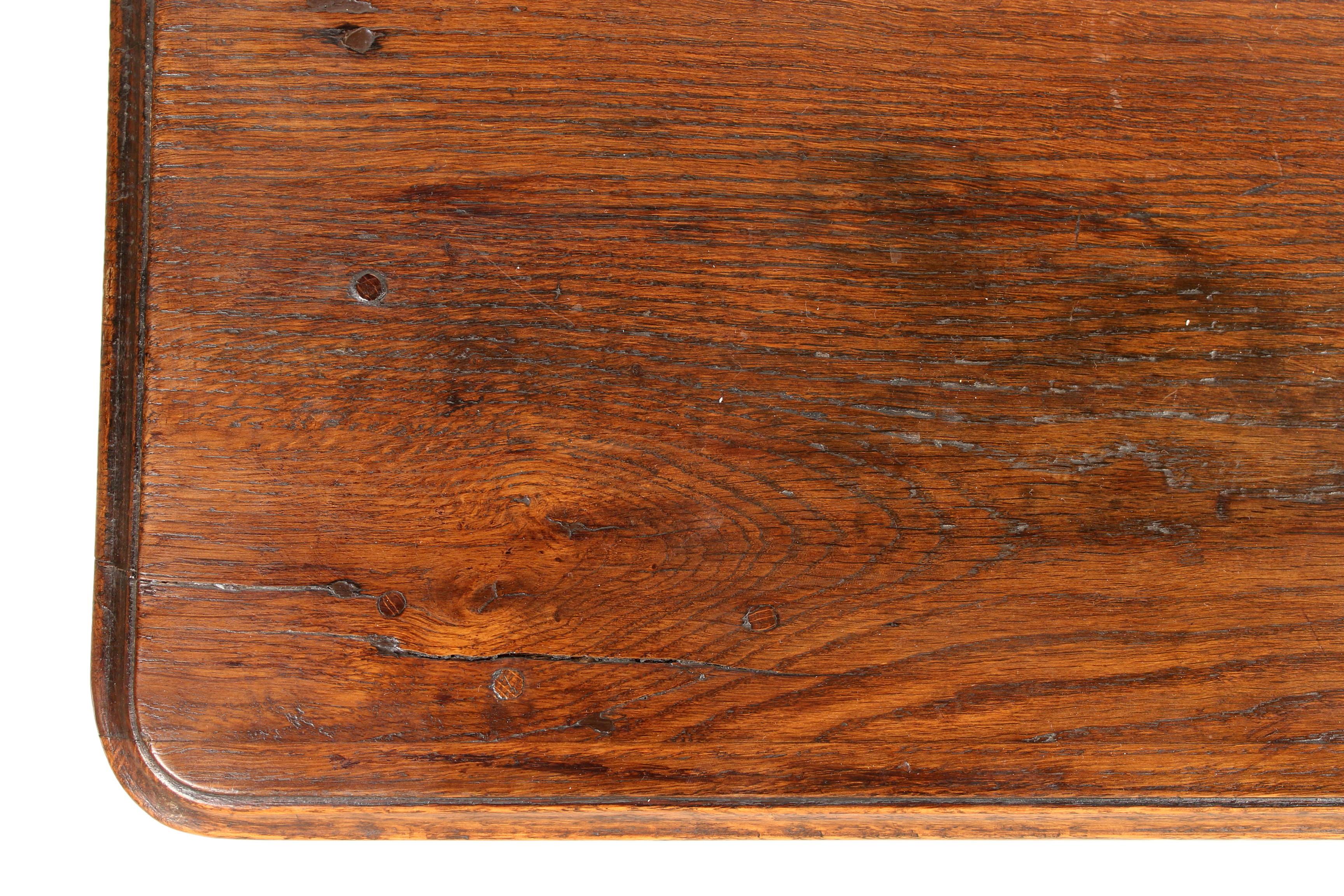 Louis XV Provincial Oak Occasional Table 5