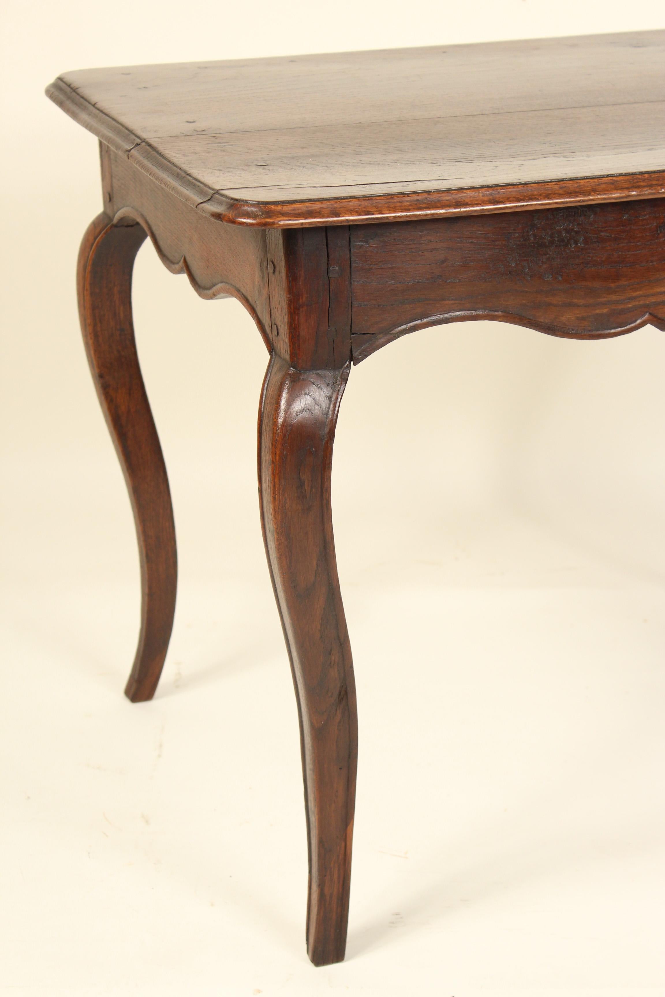 19th Century Louis XV Provincial Oak Occasional Table