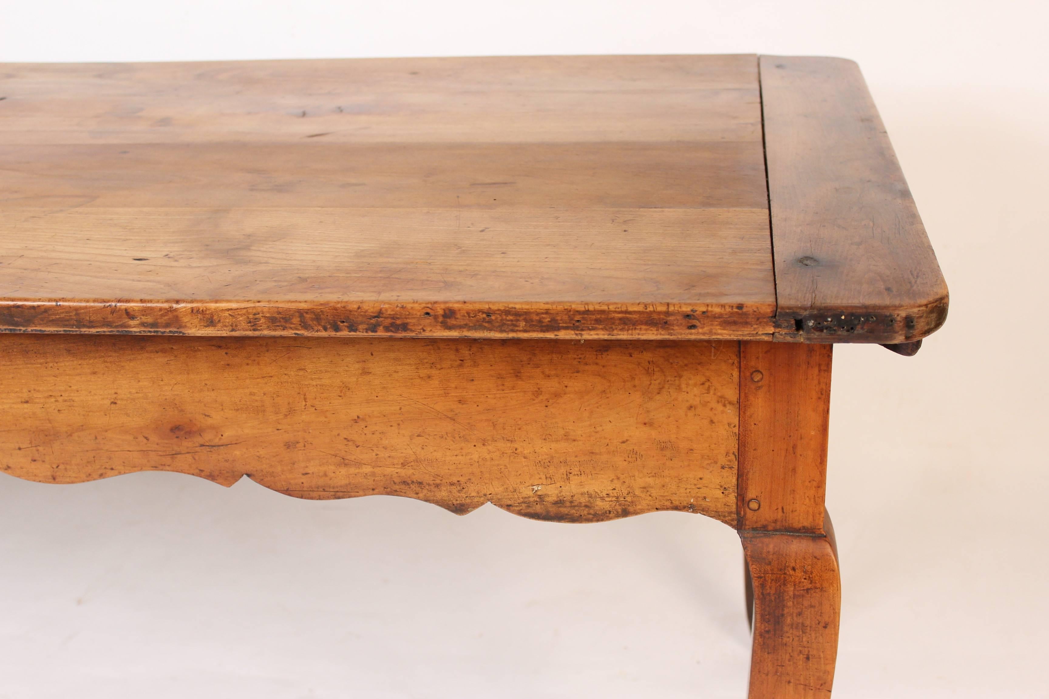 Louis XV Provincial Style Fruit Wood Farm Table 2