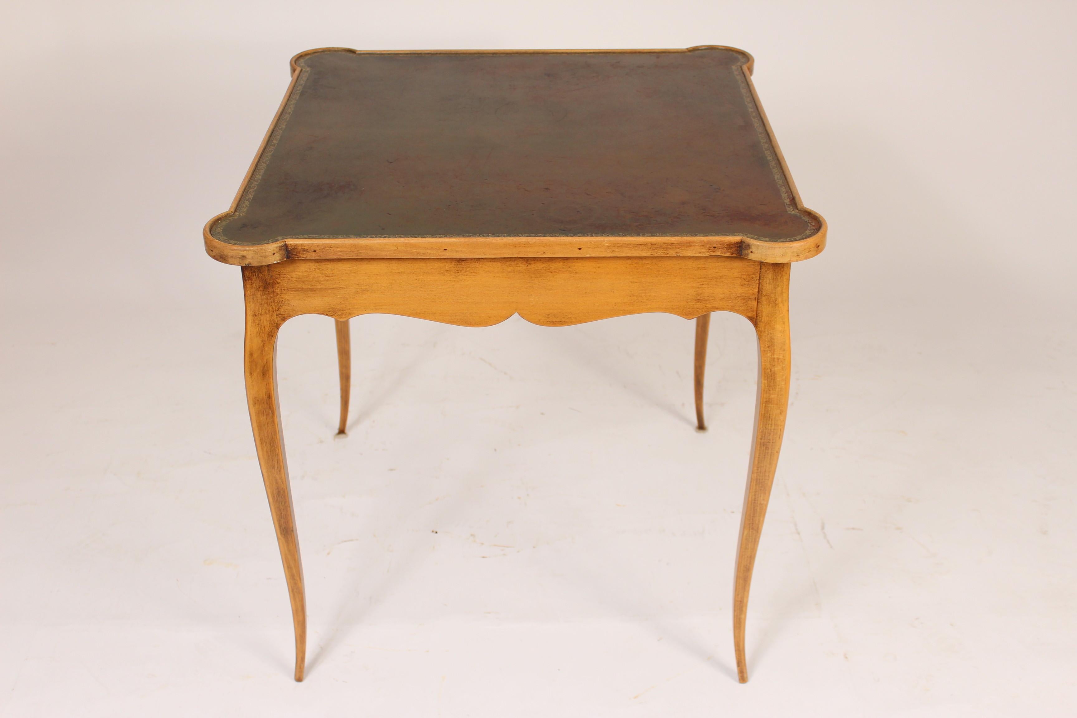 Louis XV Provincial Style Fruitwood Games Table In Good Condition In Laguna Beach, CA