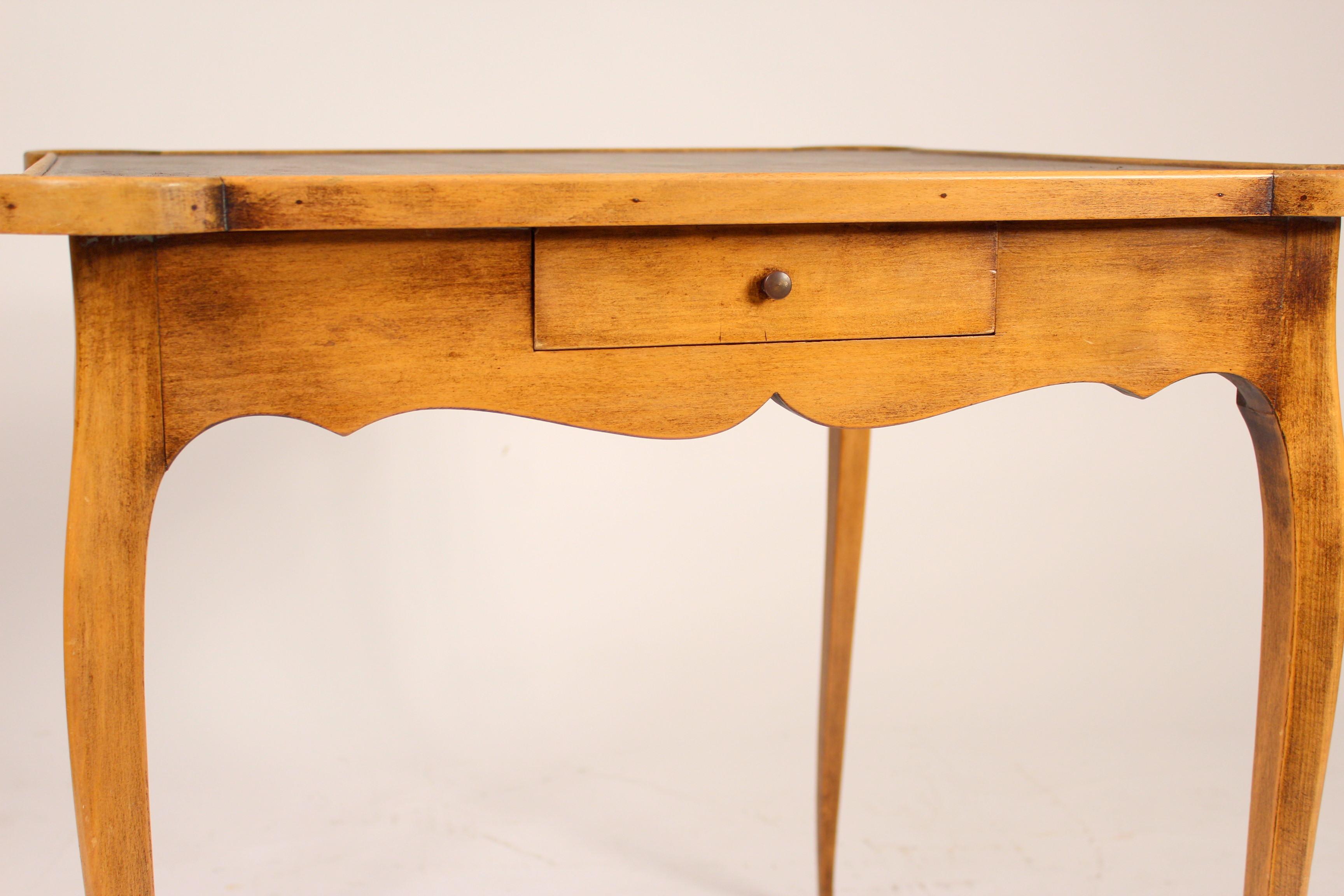 Louis XV Provincial Style Fruitwood Games Table 2