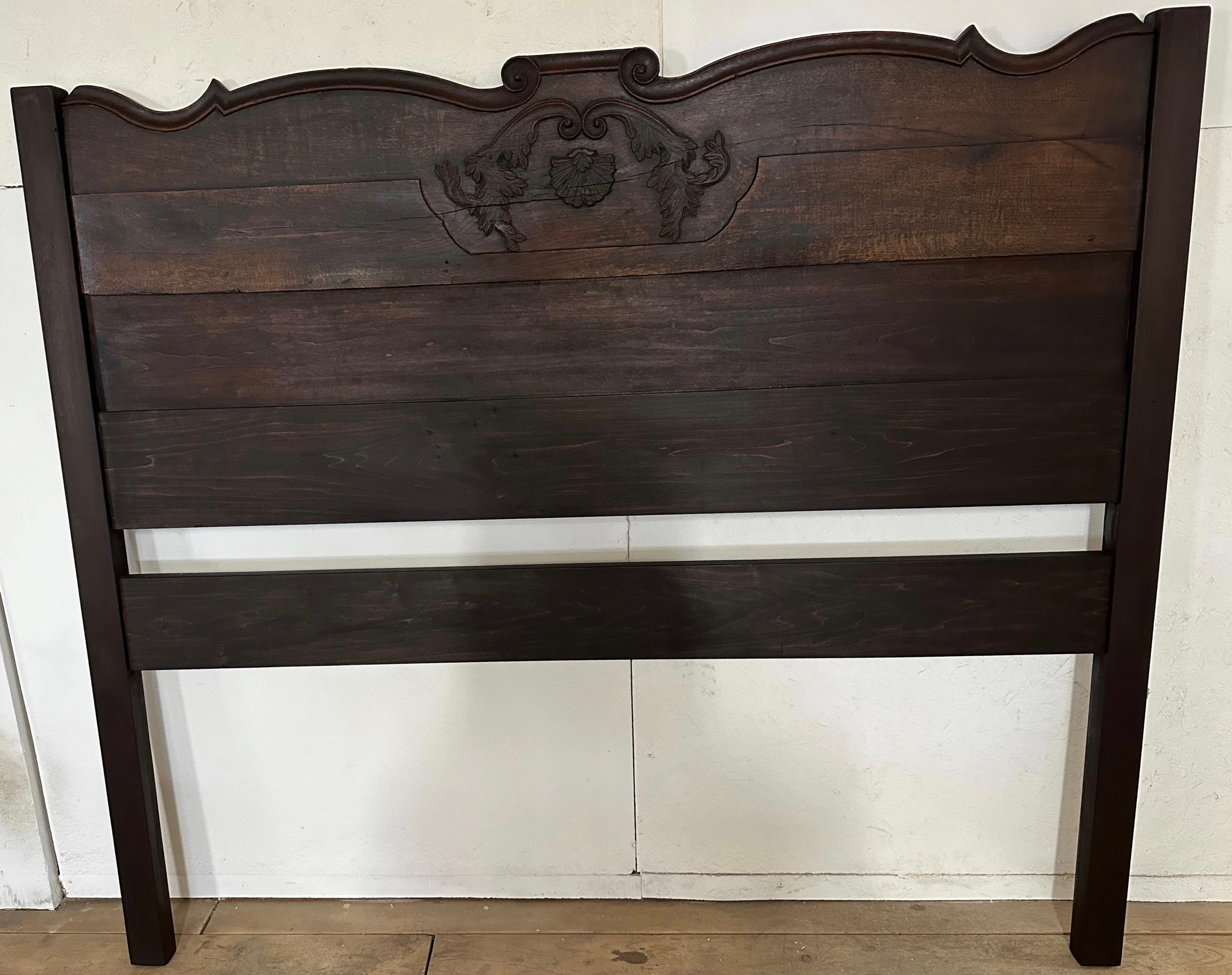 French Louis XV Provincial Style Headboard For Sale