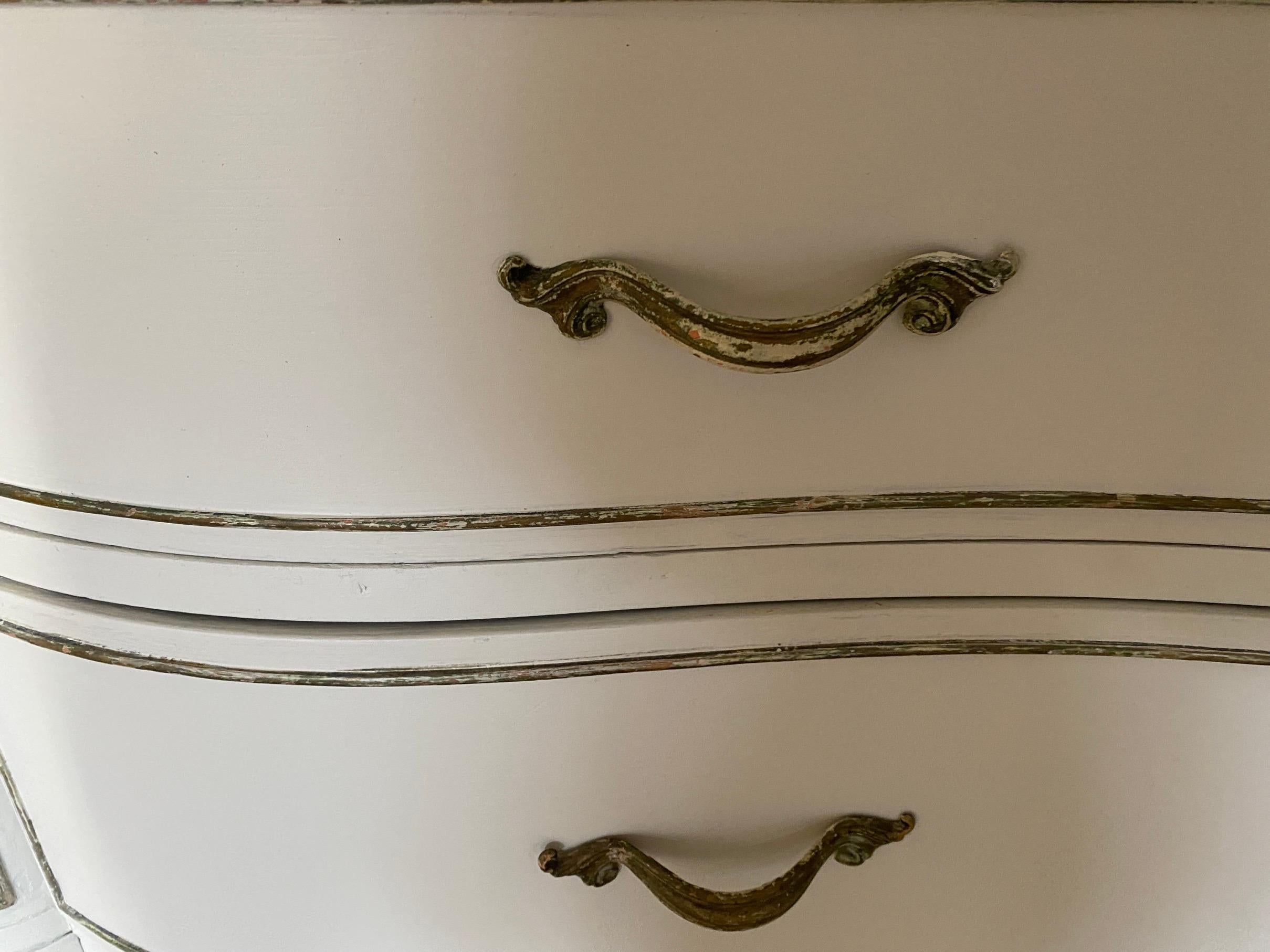 Louis XV Provincial Style Painted Dresser For Sale 6