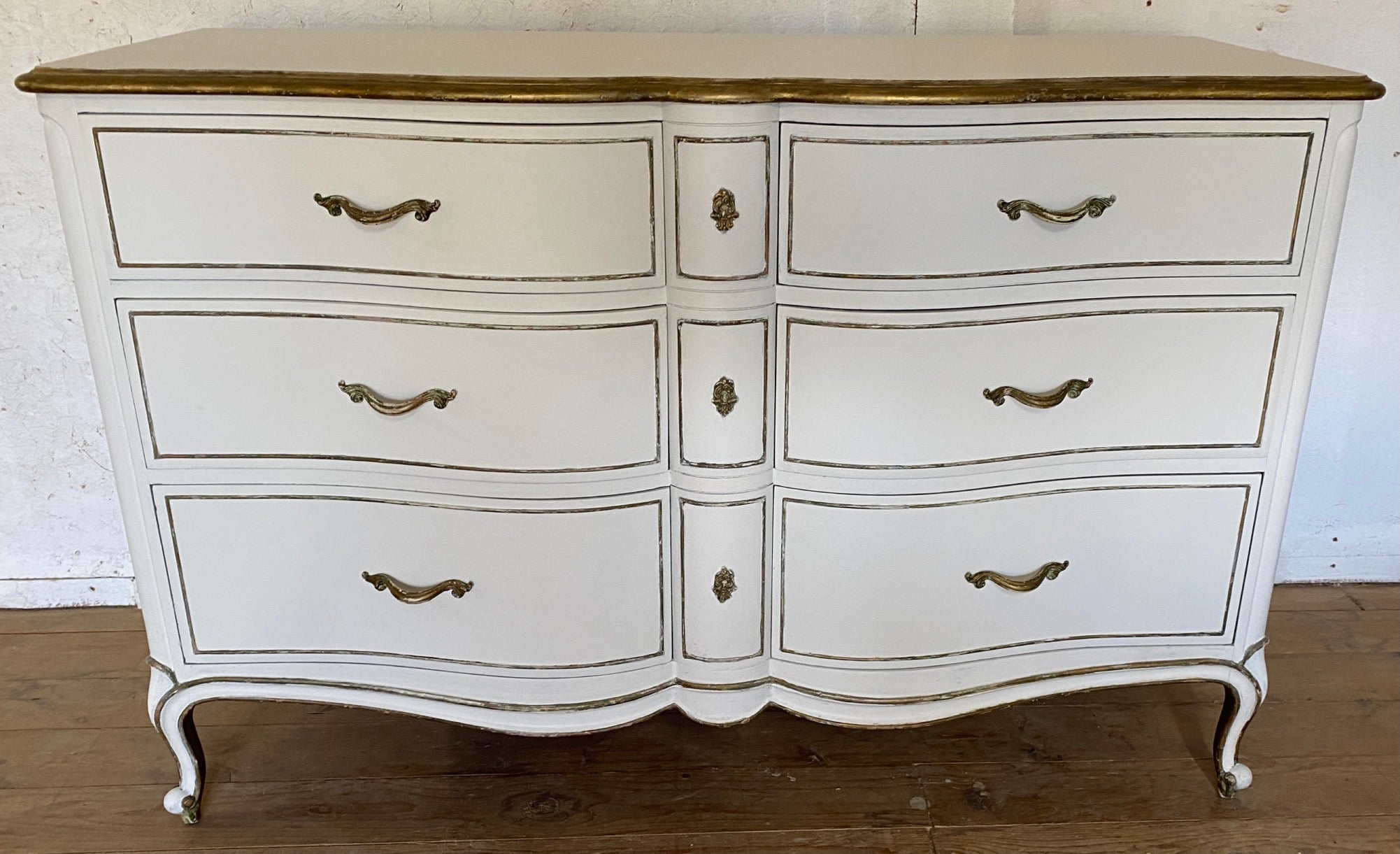 Louis XV Provincial Style Painted Dresser For Sale