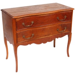 Louis XV Provincial Style Serpentine Front Chest of Drawers