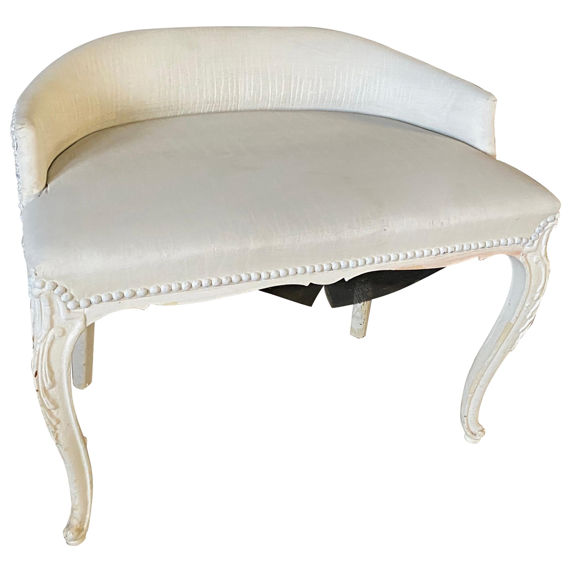 Louis XV Provincial Style Vanity Stool at 1stDibs french provincial vanity stool