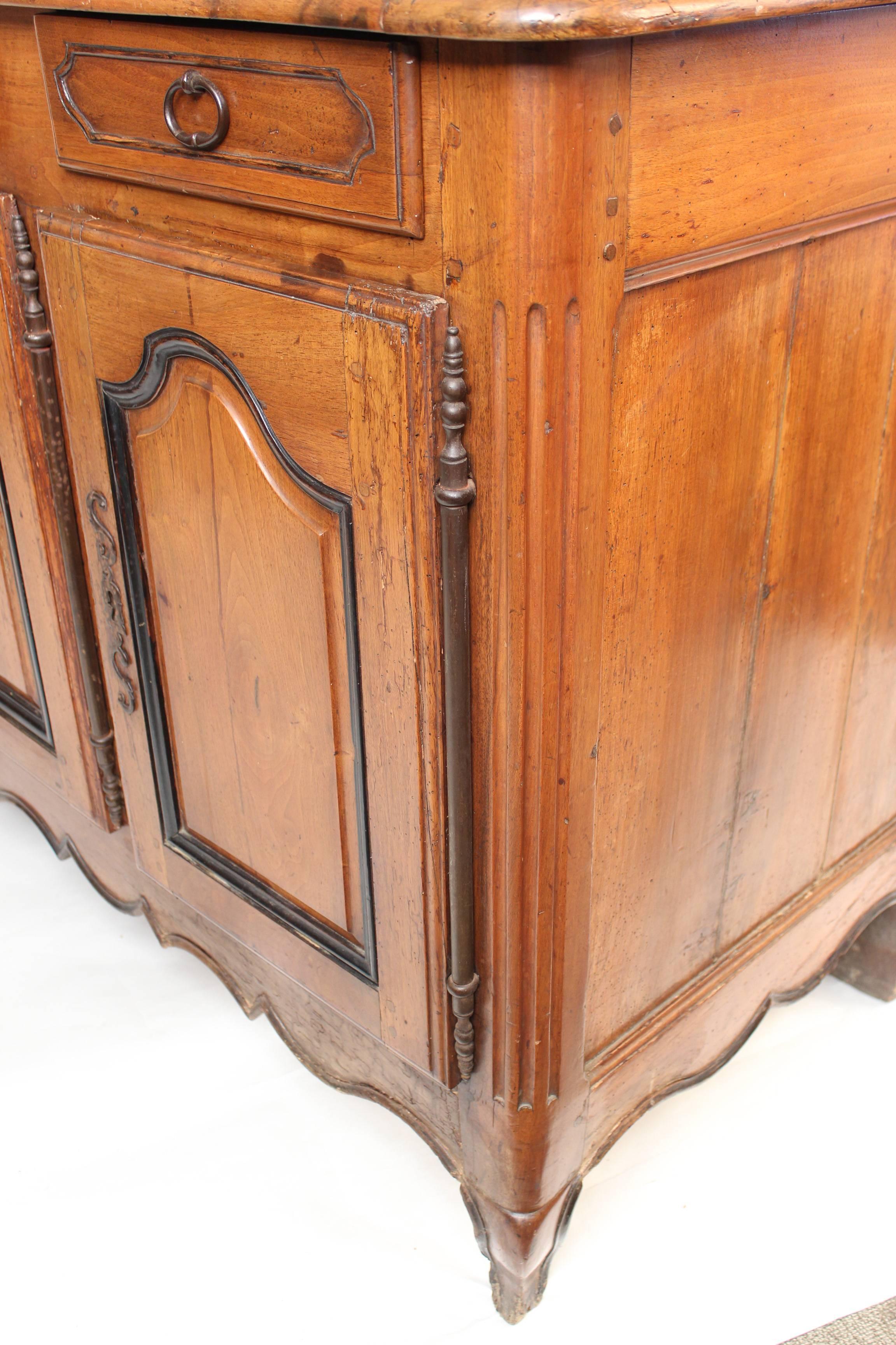 Louis XV Provincial Walnut Enfilade 7