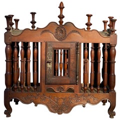 Antique Louis XV Provincial Walnut Pannetiere