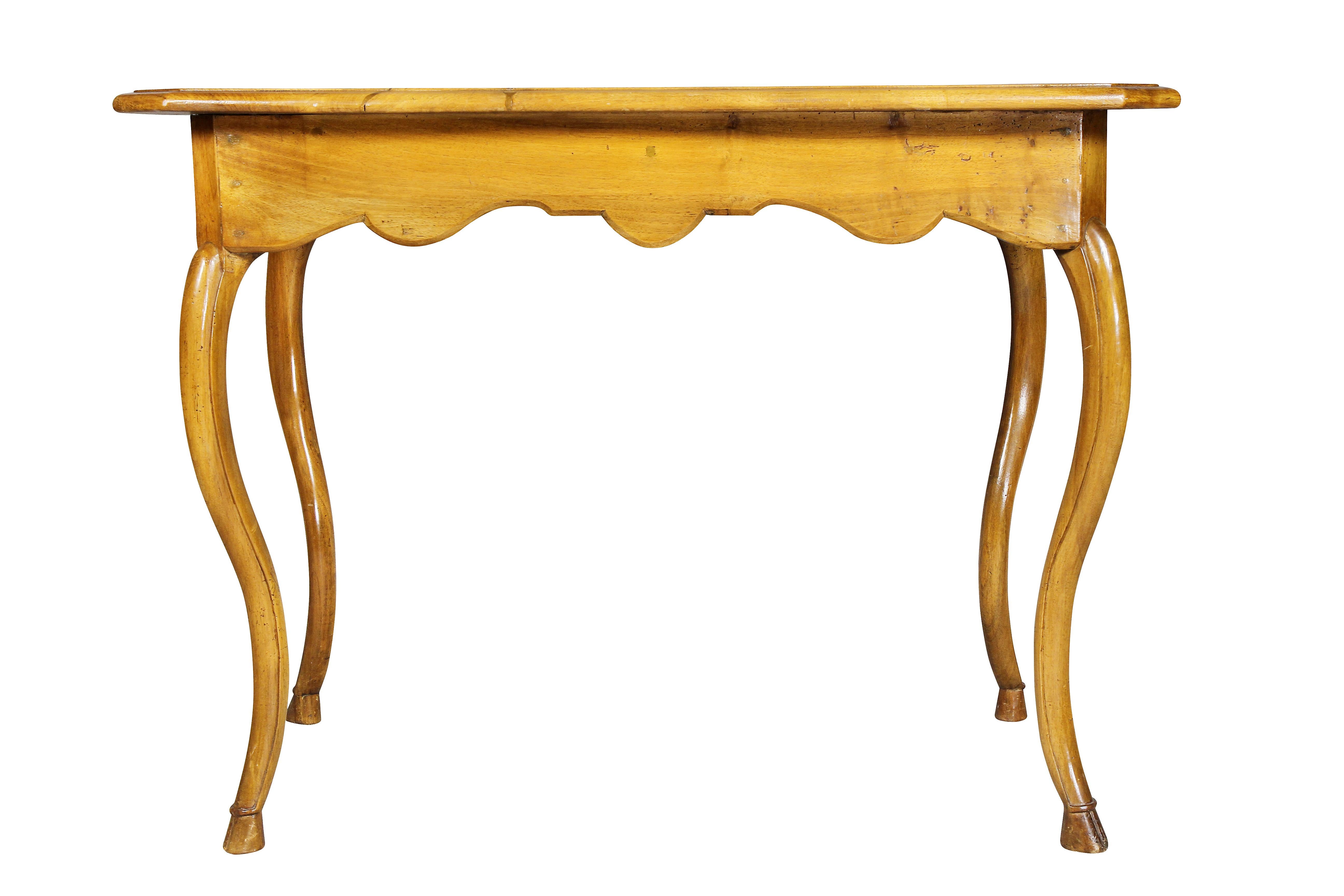 Louis XV Provincial Walnut Table 6