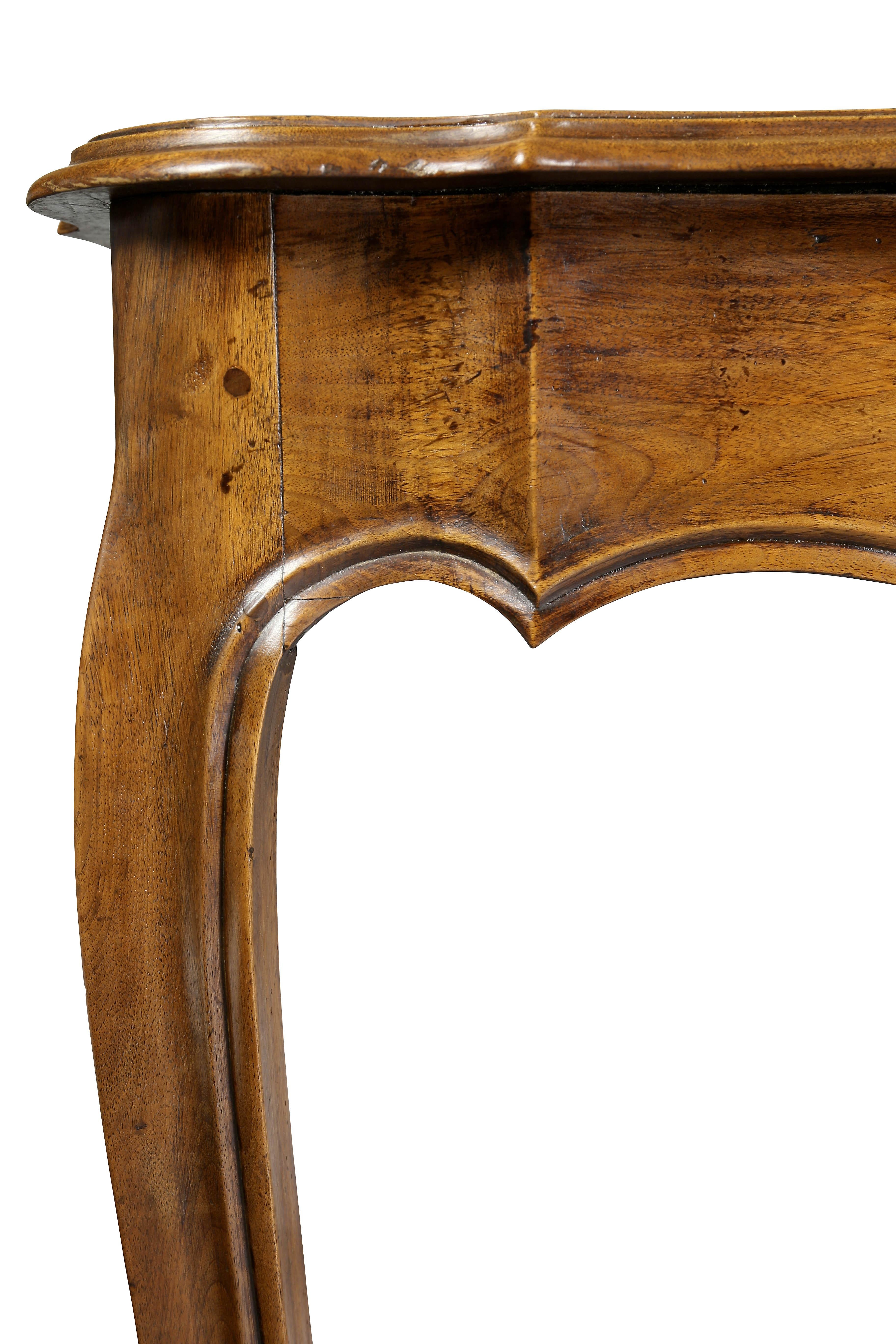 French Louis XV Provincial Walnut Table