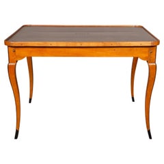 Louis XV Provincial Walnut Writing/Games Table