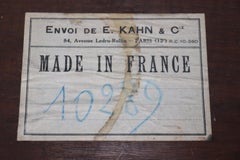 Louis XV Red Chinese Raised Gold Paint Decorated Kahn & Cie of France Commode