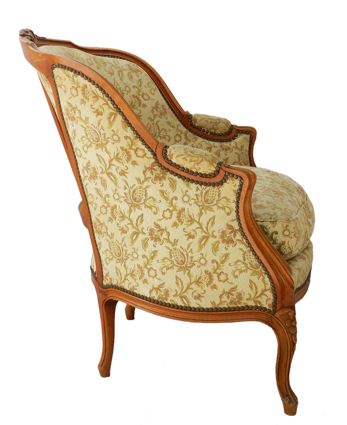 Mid-20th Century Louis XV Revival Armchair French to Recover