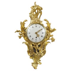 Cartela Rocaille Luis XV En Bronce Dorado
