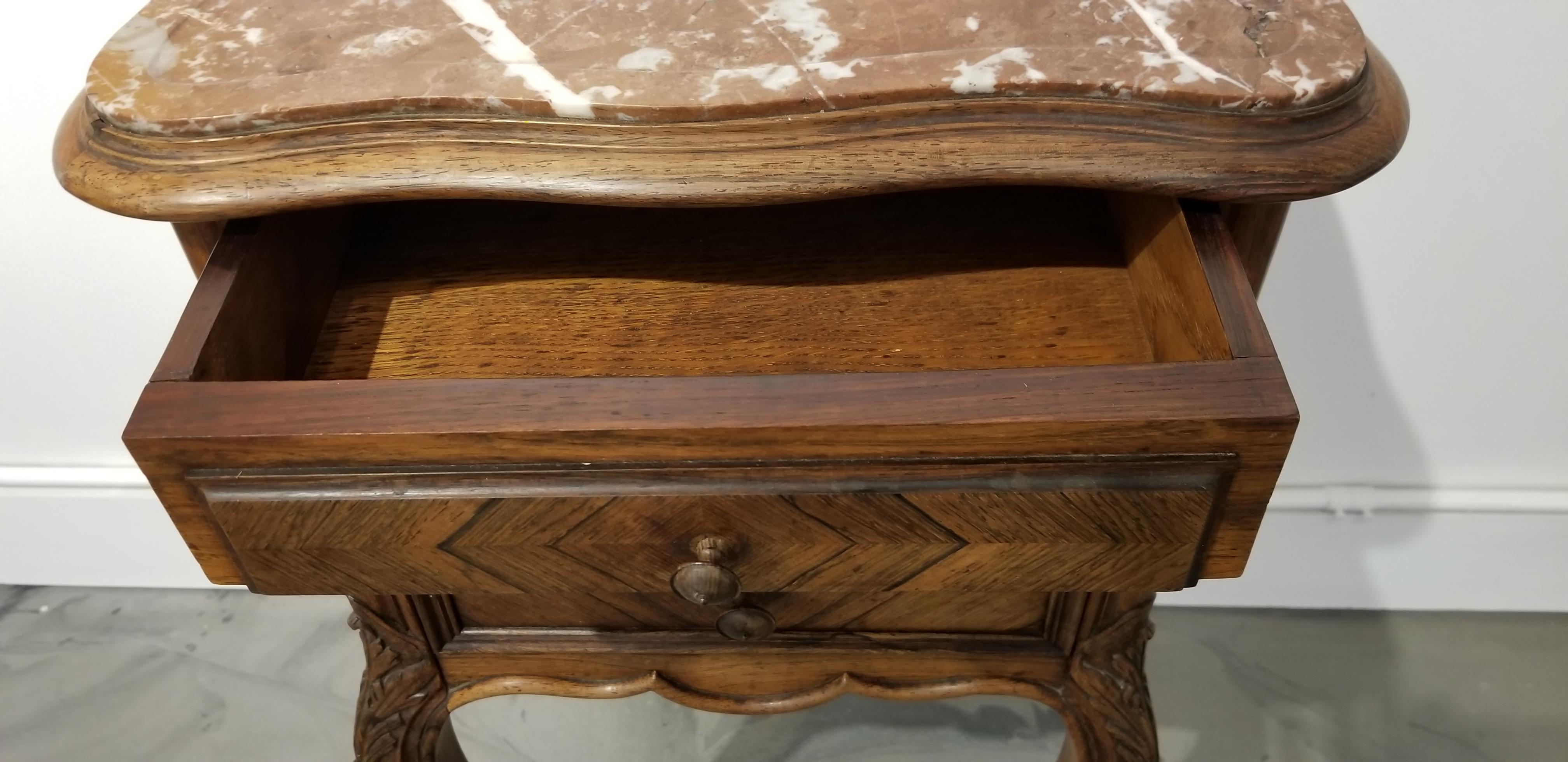 Louis XV Rosewood Nightstand For Sale 5