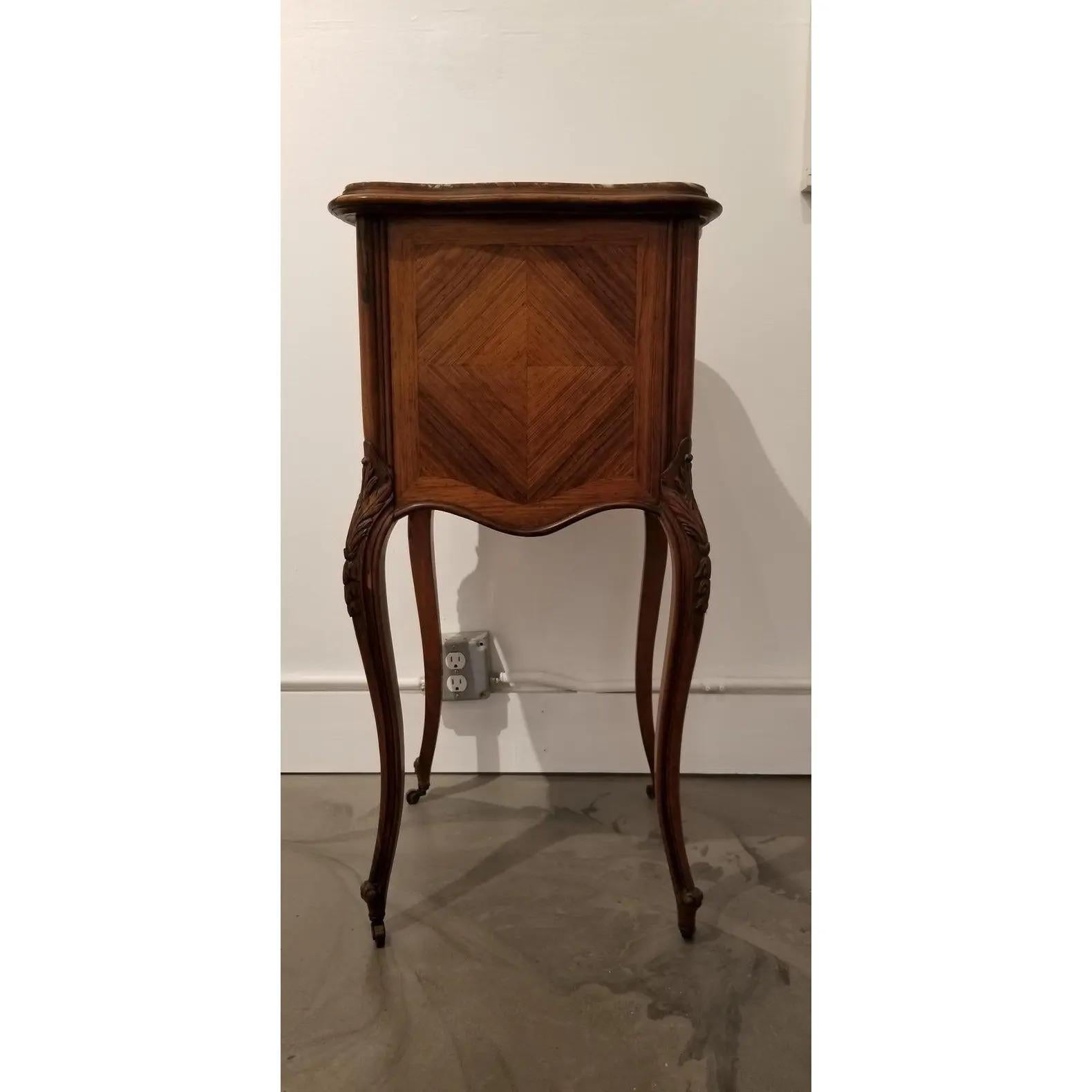 French Louis XV Rosewood Nightstand