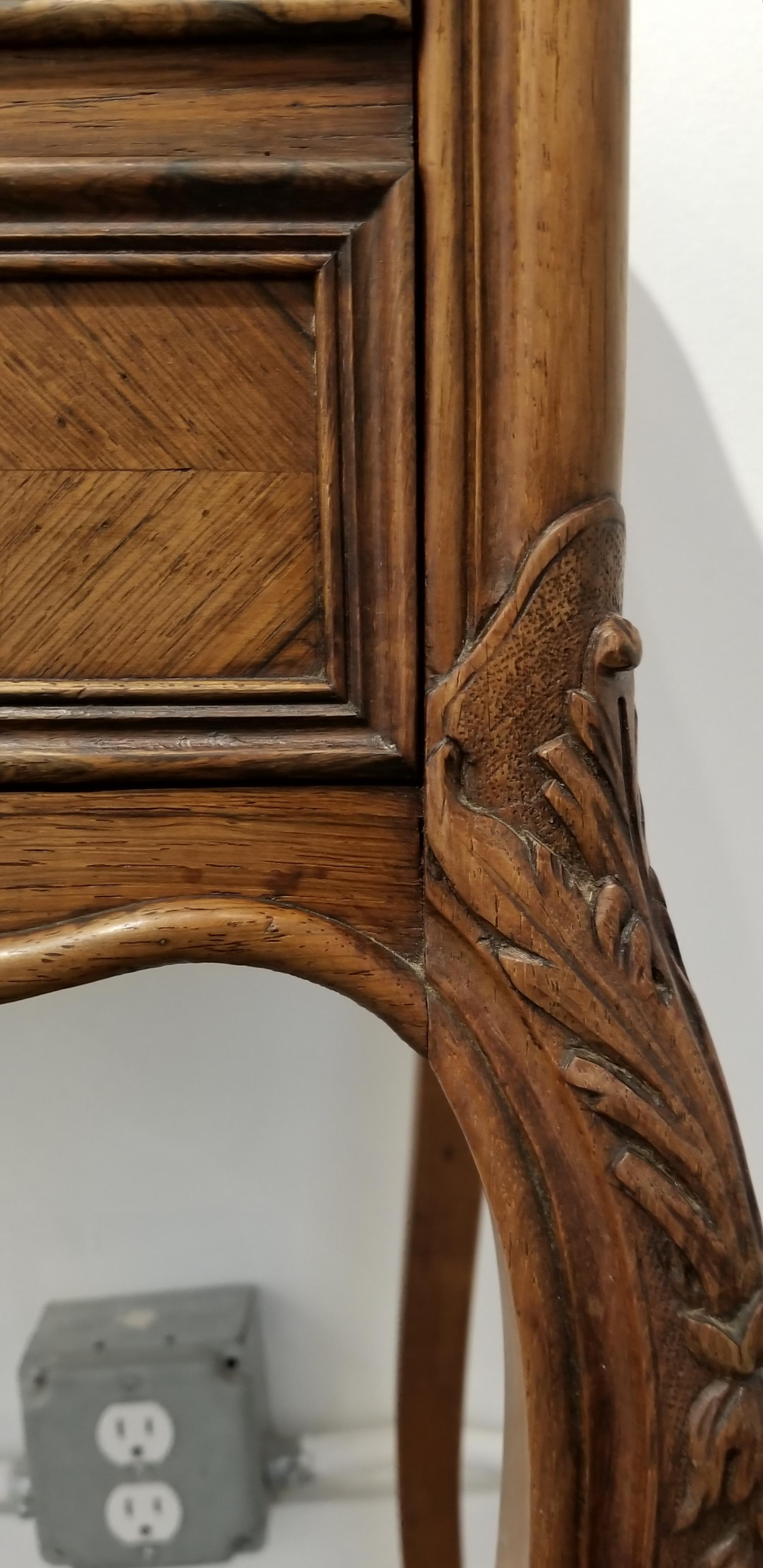 Louis XV Rosewood Nightstand For Sale 2