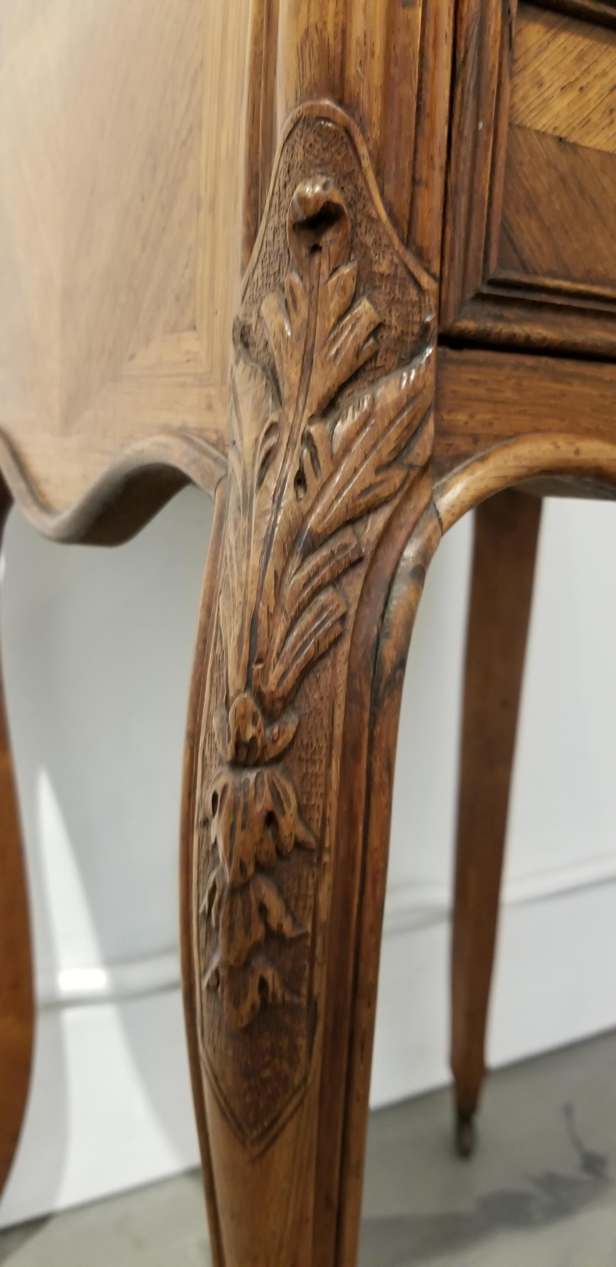 Louis XV Rosewood Nightstand For Sale 3