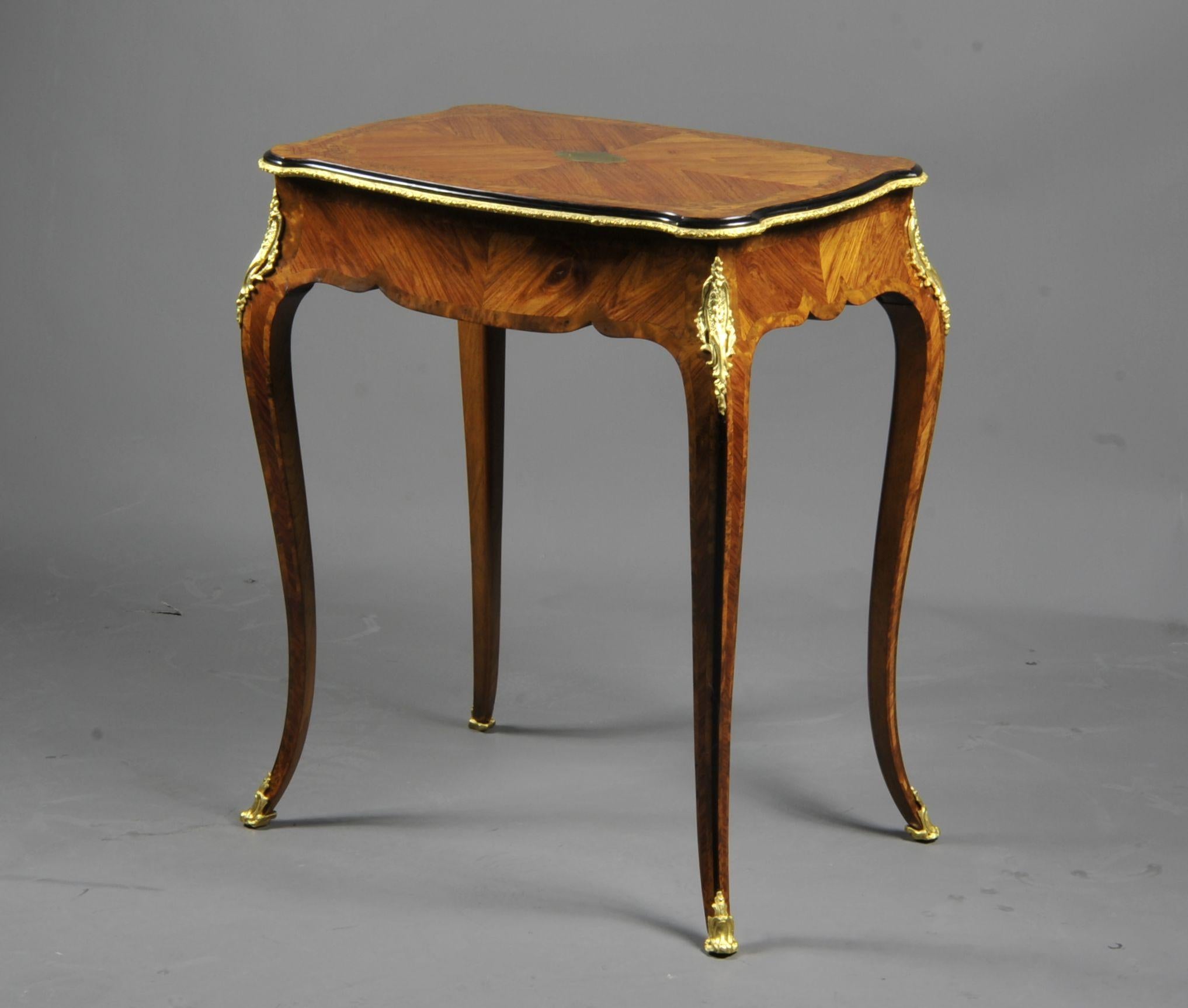 Louis XV Salon Table Stamped Paul Sormani For Sale 6