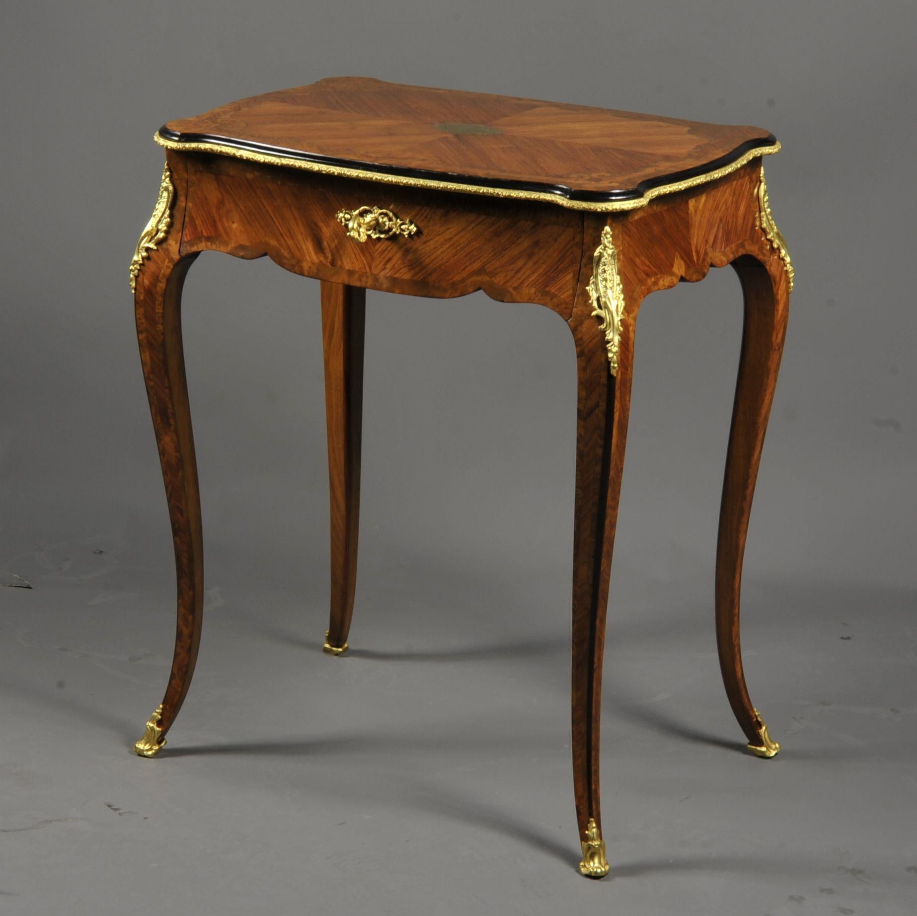French Louis XV Salon Table Stamped Paul Sormani For Sale