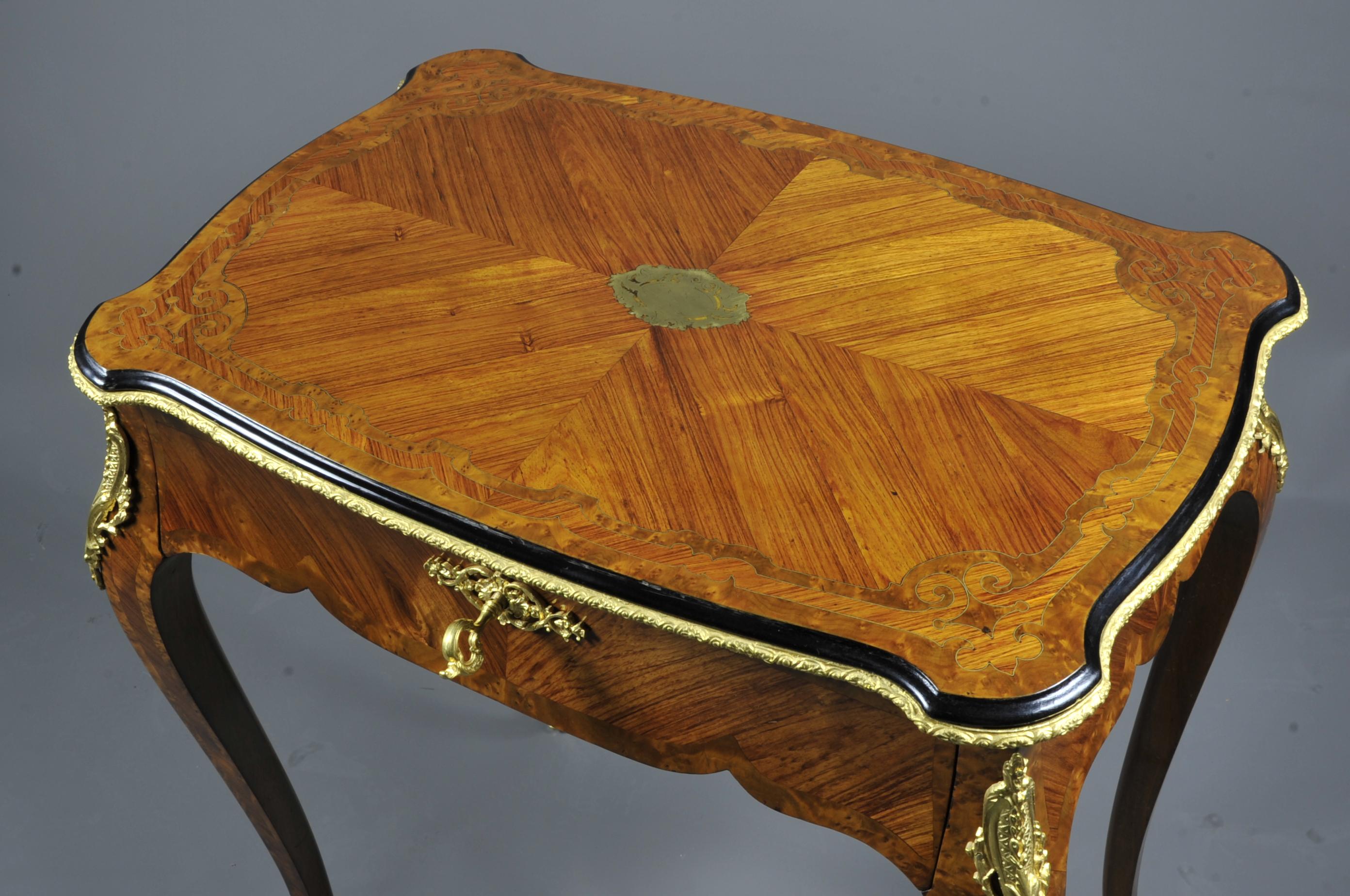 Louis XV Salon Table Stamped Paul Sormani For Sale 1
