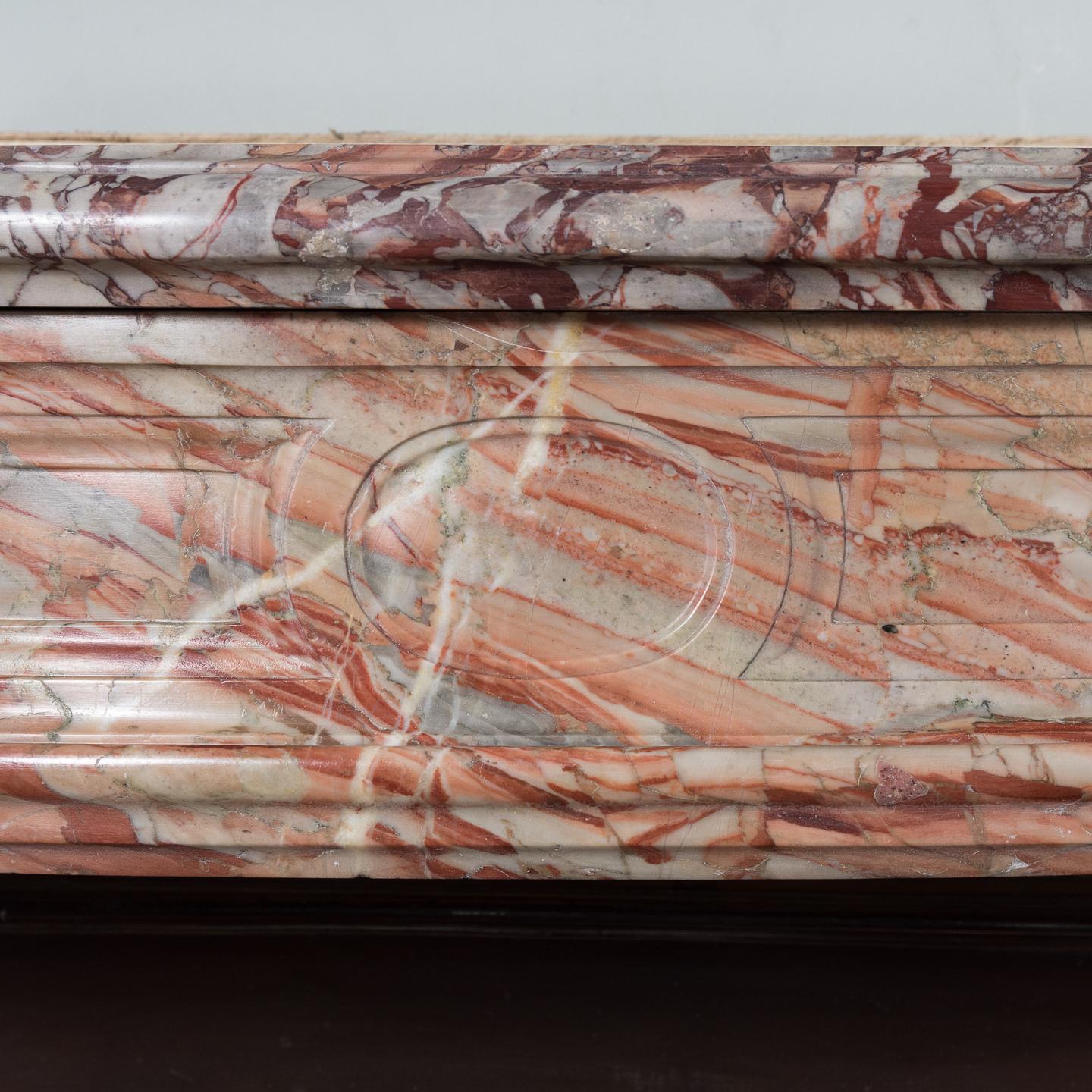 Louis XV Sarrancolin Marble Fireplace 2