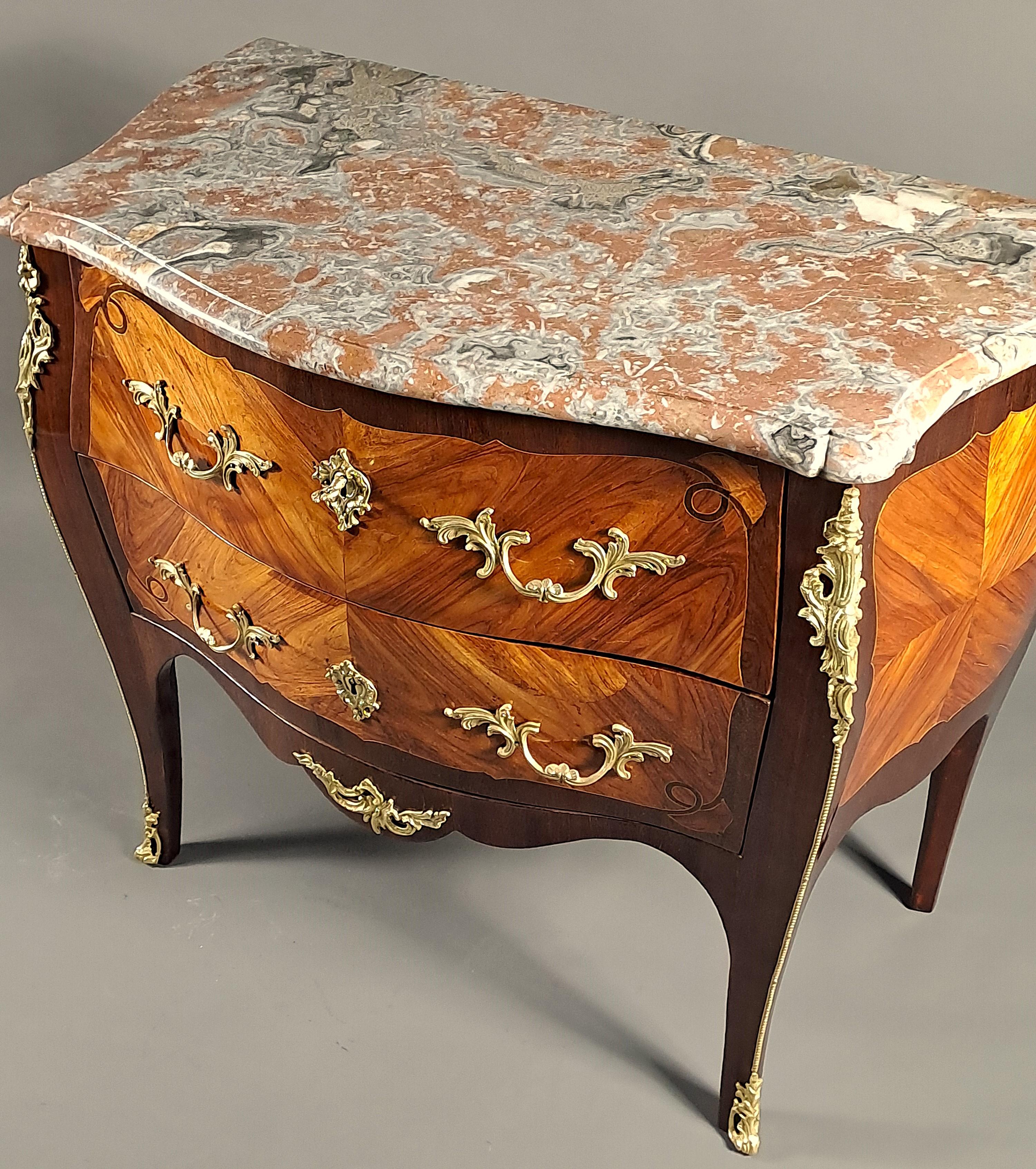 French Louis XV Sauteuse Commode