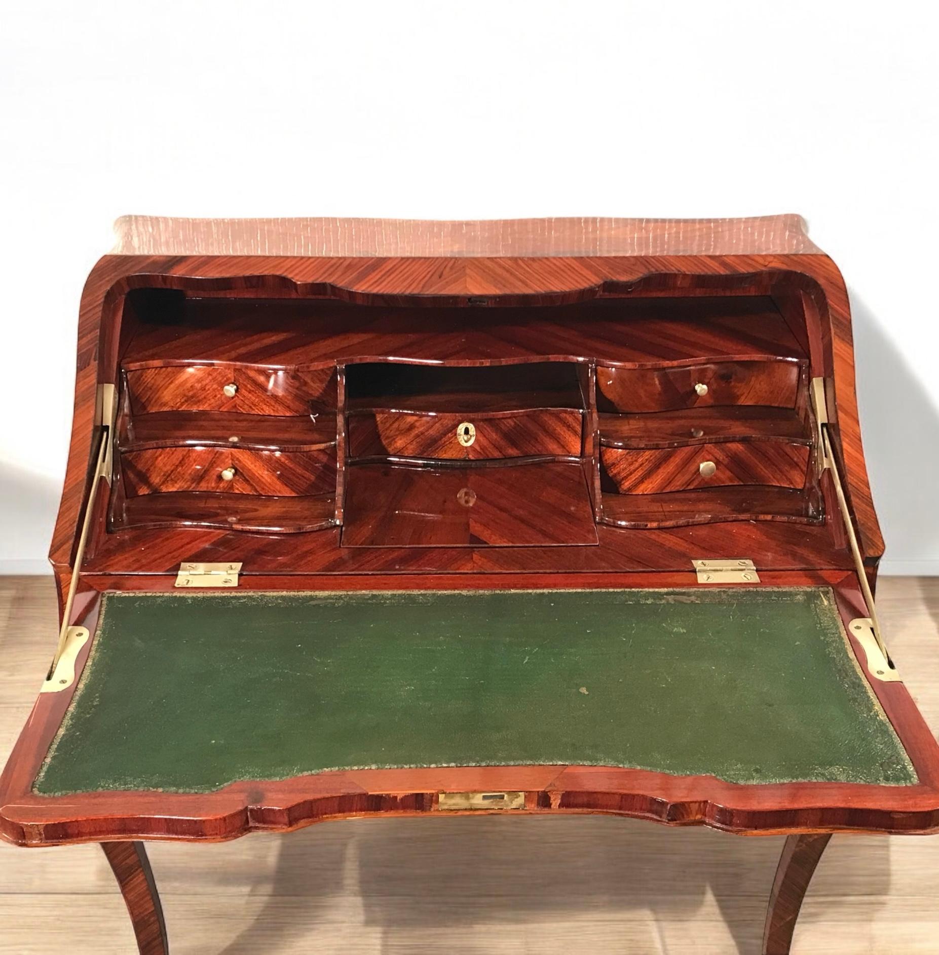 French Louis XV Secretary Desk, France 18th century For Sale