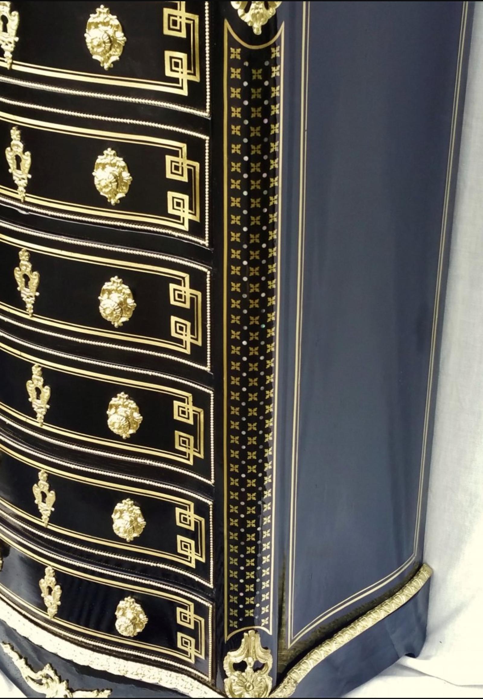 Louis XV Secretary in Boulle Marquetry, France, 19th Century (Französisch)