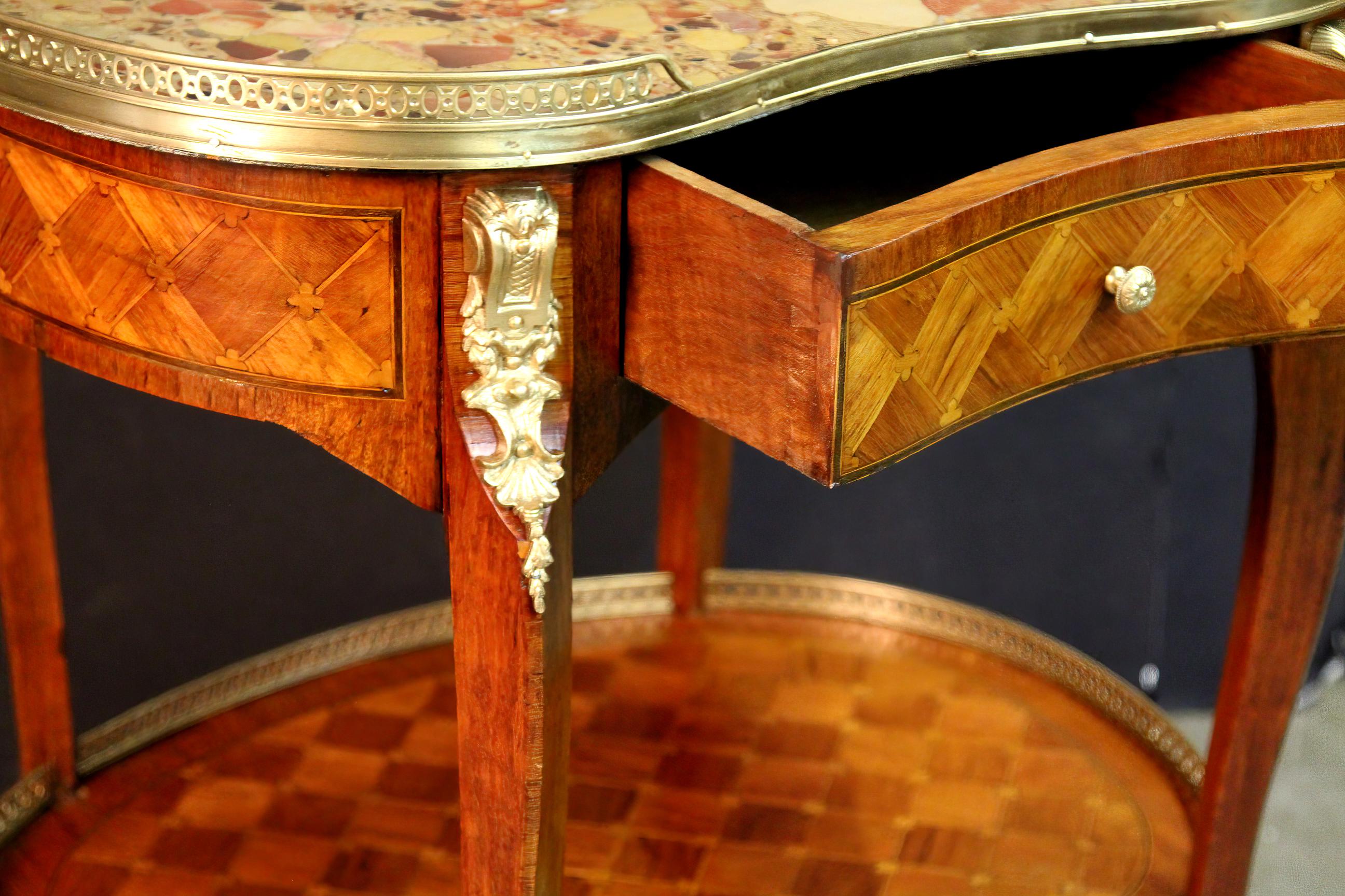 Louis XV Shaped Side Table 1