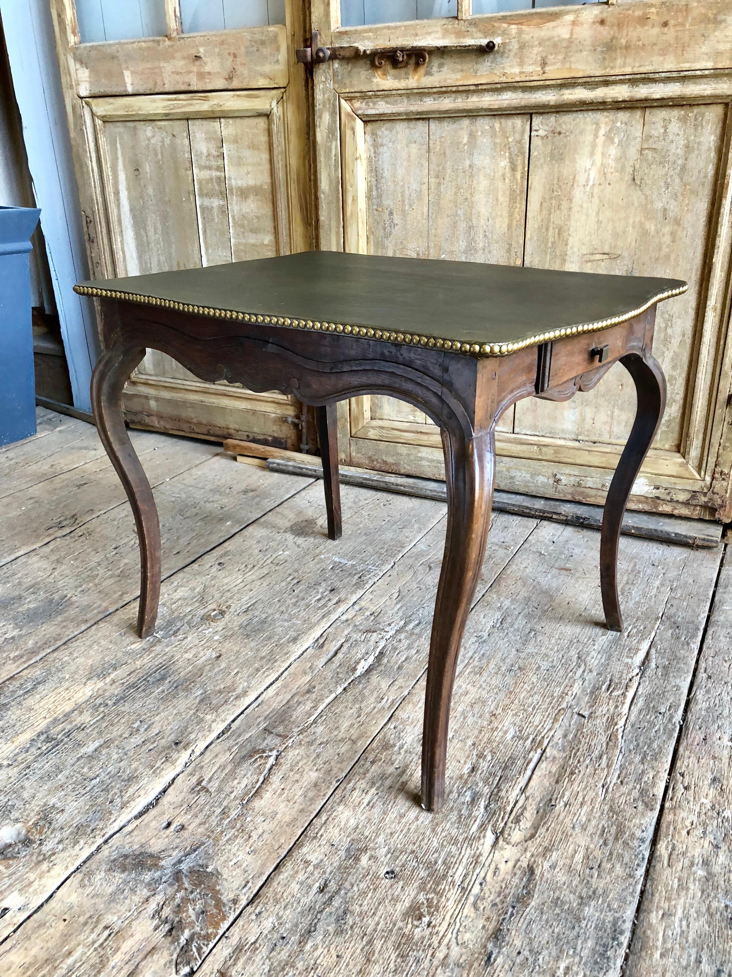 French Louis XV Side Table, 18th Century For Sale